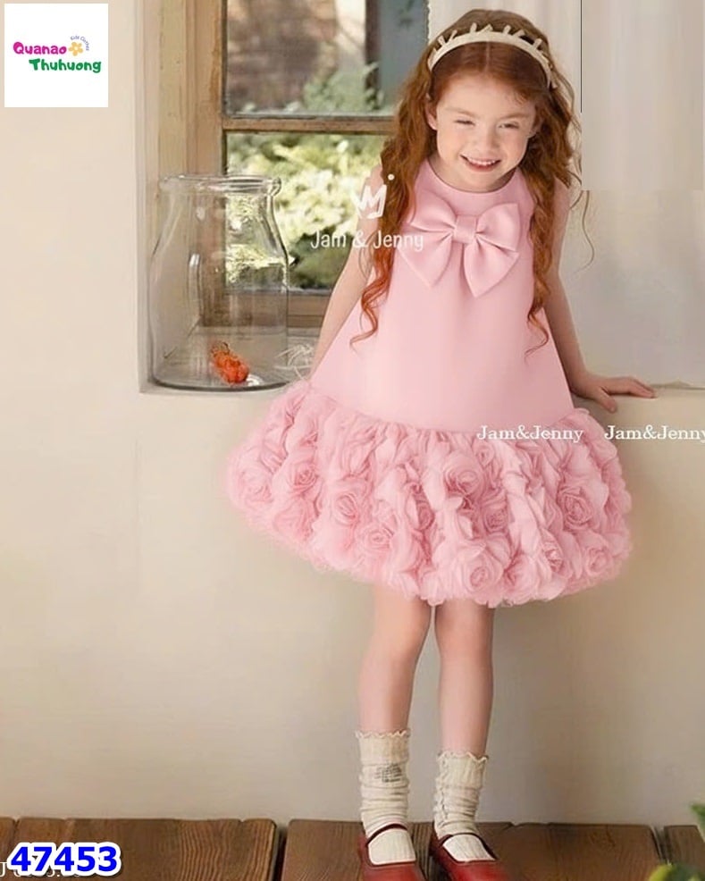 Đầm J&J hồng hoa