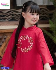 Áo dài Cúc Chi đỏ Nguyên Đán