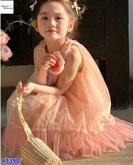 Đầm babydoll hồng hoa