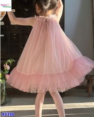 Đầm babydoll hồng hoa