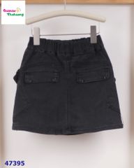 Chân váy jean Syci đen túi hộp chéo