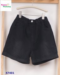 Quần short jean đen Miu