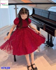 Đầm tiệc Sofia đỏ đính cườm