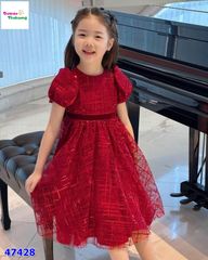 Đầm tiệc Sofia đỏ đính cườm