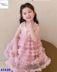 Đầm tiệc Sofia tầng hồng