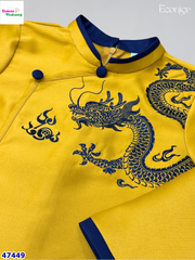 Áo dài Econice vàng rồng Việt Hoàng