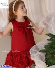 Đầm J&J đỏ hoa