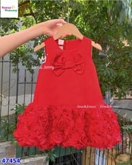 Đầm J&J đỏ hoa