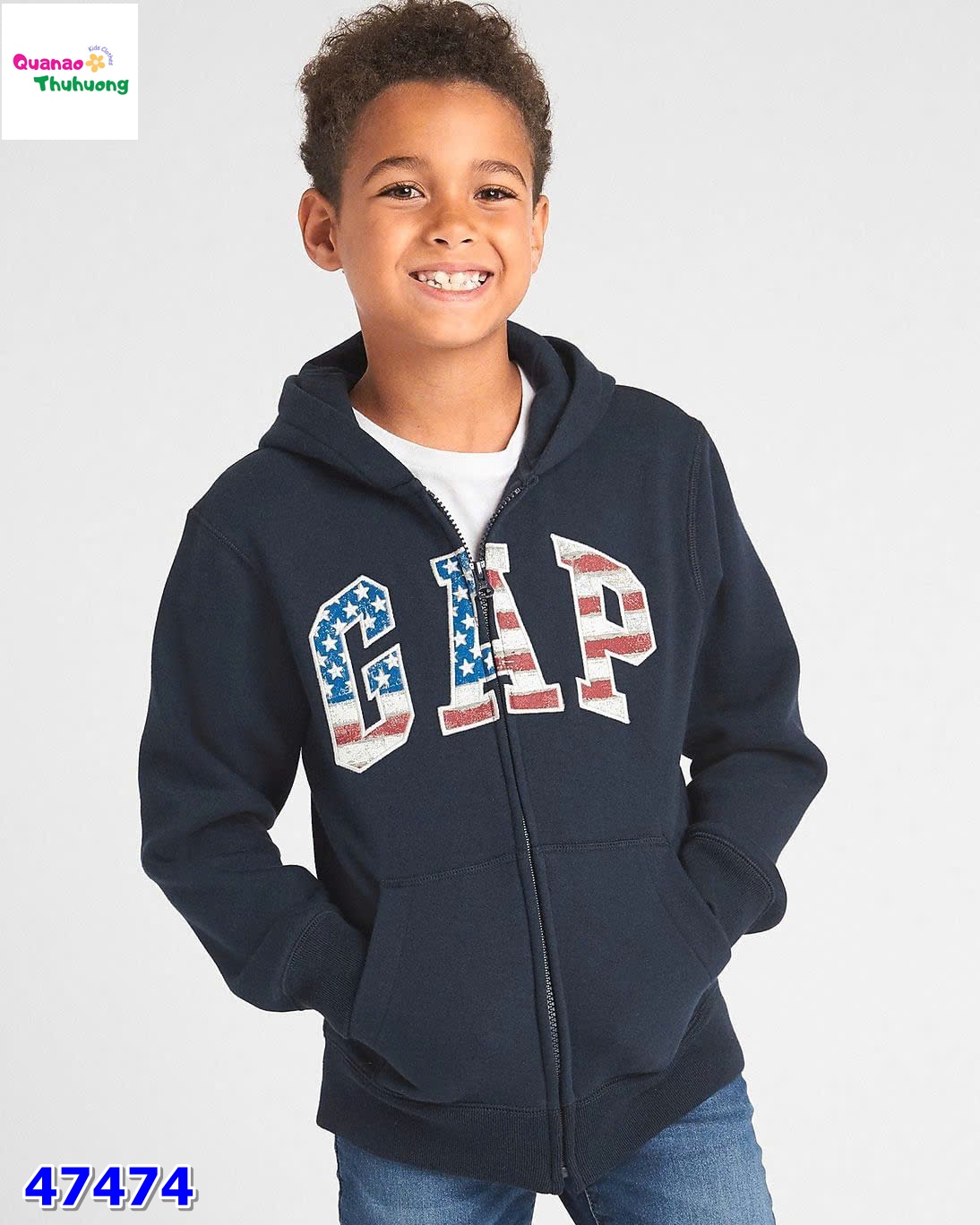 Áo khoác G màu xanh dương