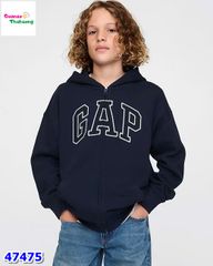 Áo khoác G màu xanh dương chữ trắng