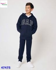 Áo khoác G màu xanh dương chữ trắng