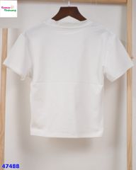 Áo BabyTee trắng tim đỏ