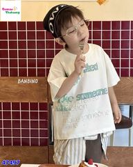 Áo Banbino kem nhiều chữ