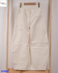 Quần jean kem túi hộp