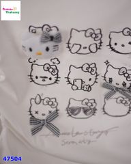 Áo trắng Hello Kitty
