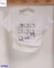 Áo trắng Hello Kitty