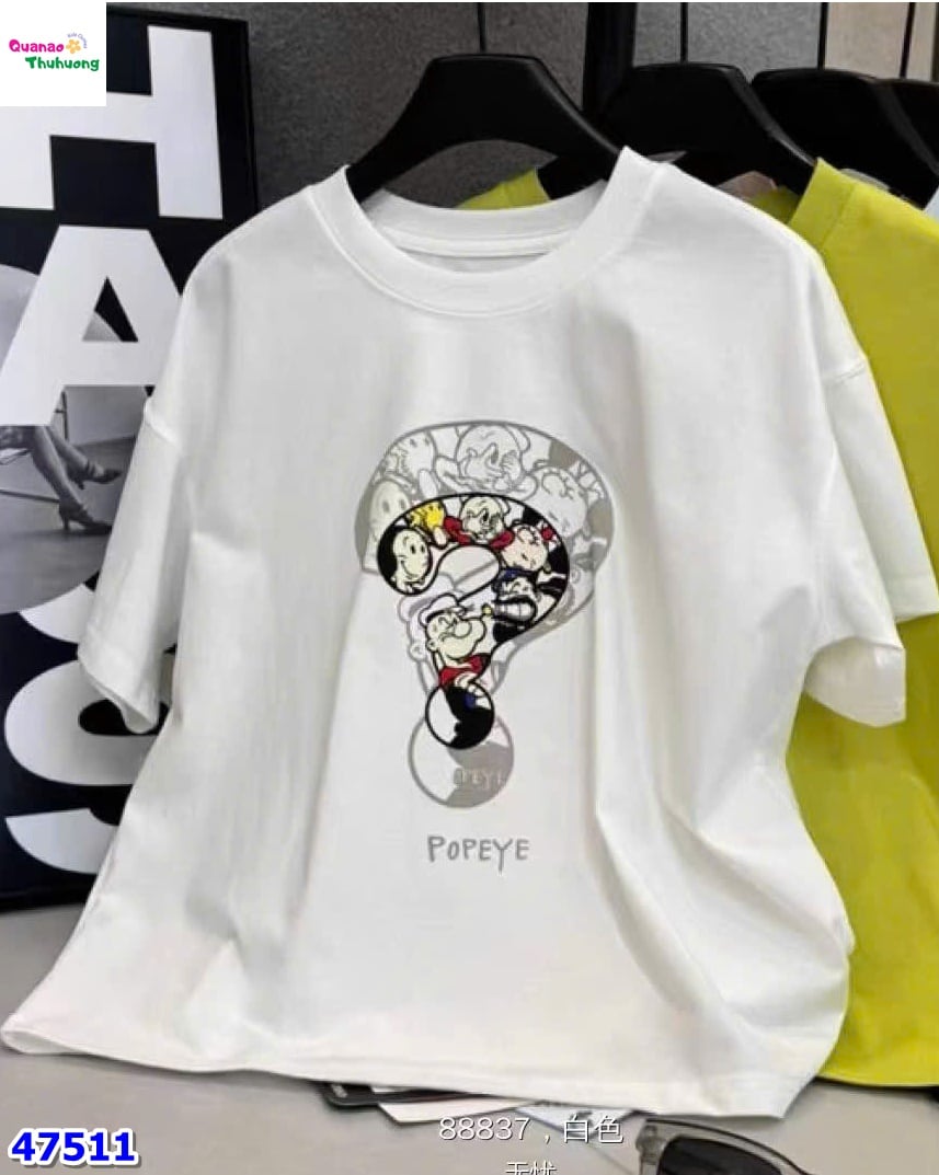 Áo kem Snoopy dấu chấm hỏi