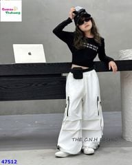 Quần Chaoboy trắng túi hộp dây kéo