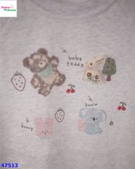 Set bộ dài xám gấu