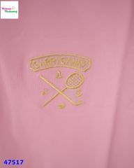 Set váy polo hồng vợt cầu lông