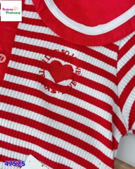 Đầm Miakid sọc đỏ