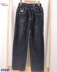 Quần jean xanh đen túi chữ D