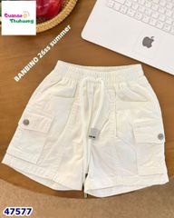 Quần short Banbino trắng túi hộp