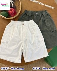 Quần short Banbino trắng