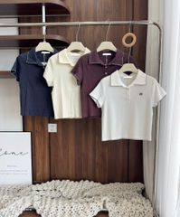 Áo polo kem Miu Miu