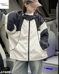 Áo khoác Pipizhu xám phối đen B