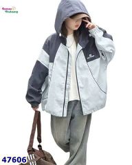 Áo khoác Pipizhu xanh phối đen B