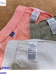 Quần short kaki kem trắng