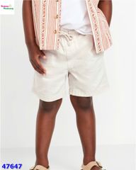 Quần short kaki kem trắng