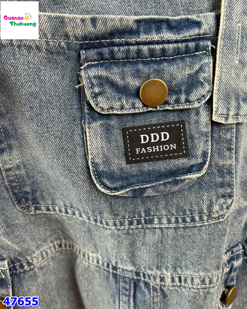 Set yếm túi DDD + áo trắng