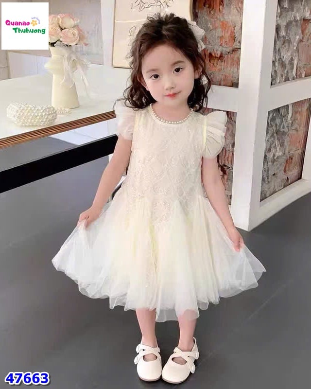 Đầm tiệc voan đính cườm