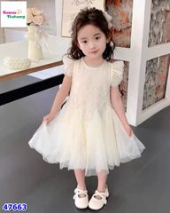 Đầm tiệc voan đính cườm