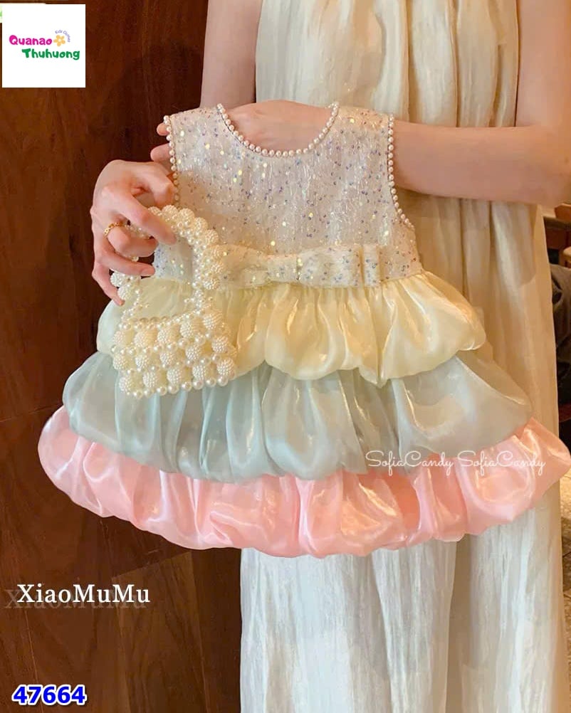 Đầm công chúa Sofia tầng 3 màu
