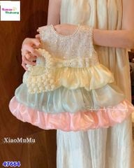 Đầm công chúa Sofia tầng 3 màu