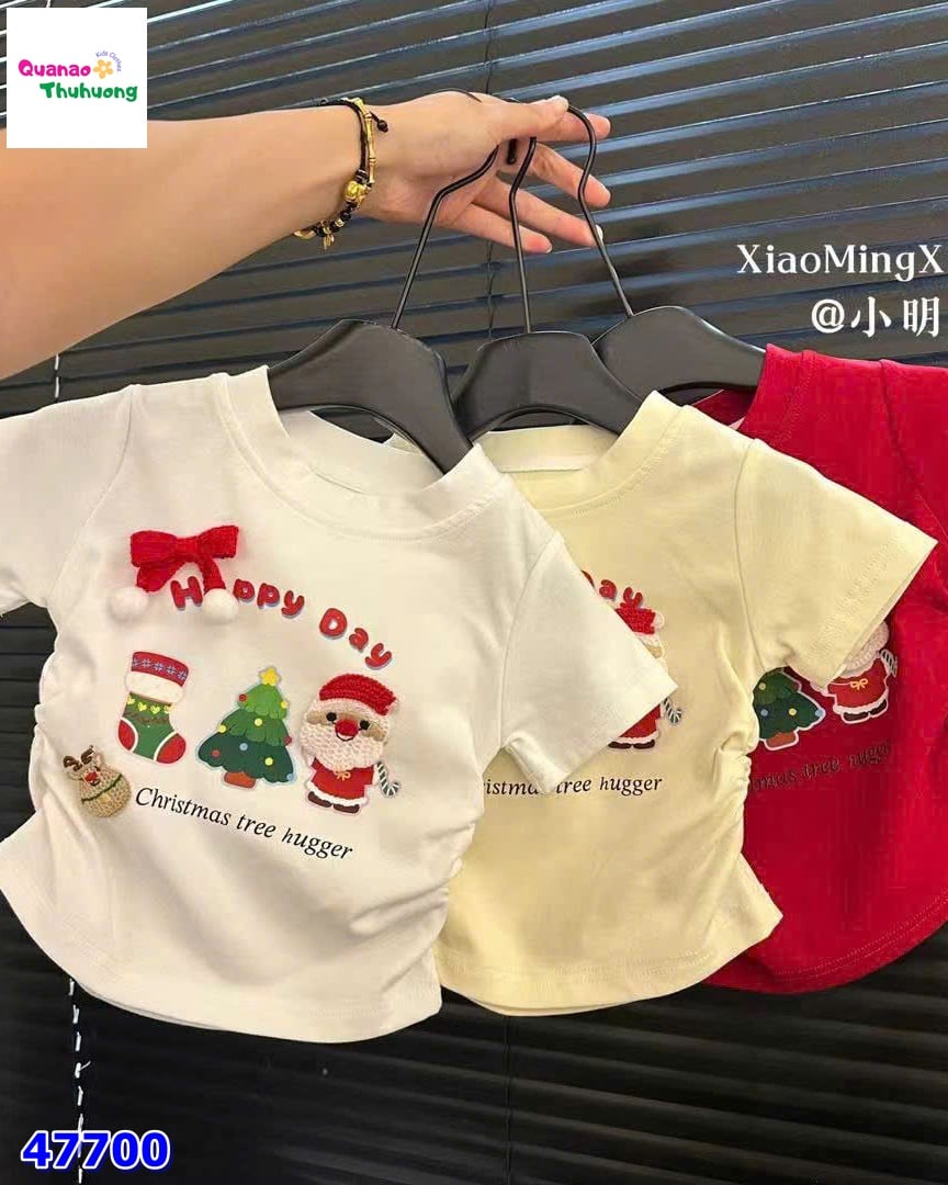 Áo trắng Happy Noel