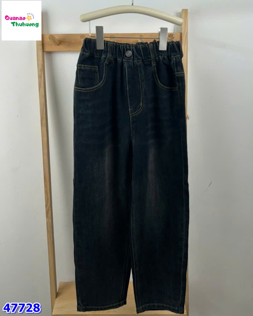 Quần jean dài xanh túi versase