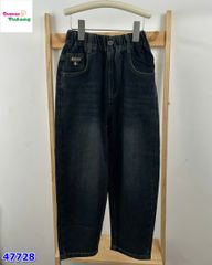 Quần jean dài xanh túi versase