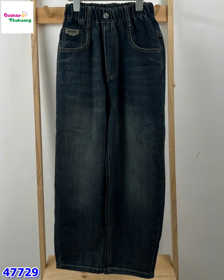Quần jean dài xanh túi OUAC