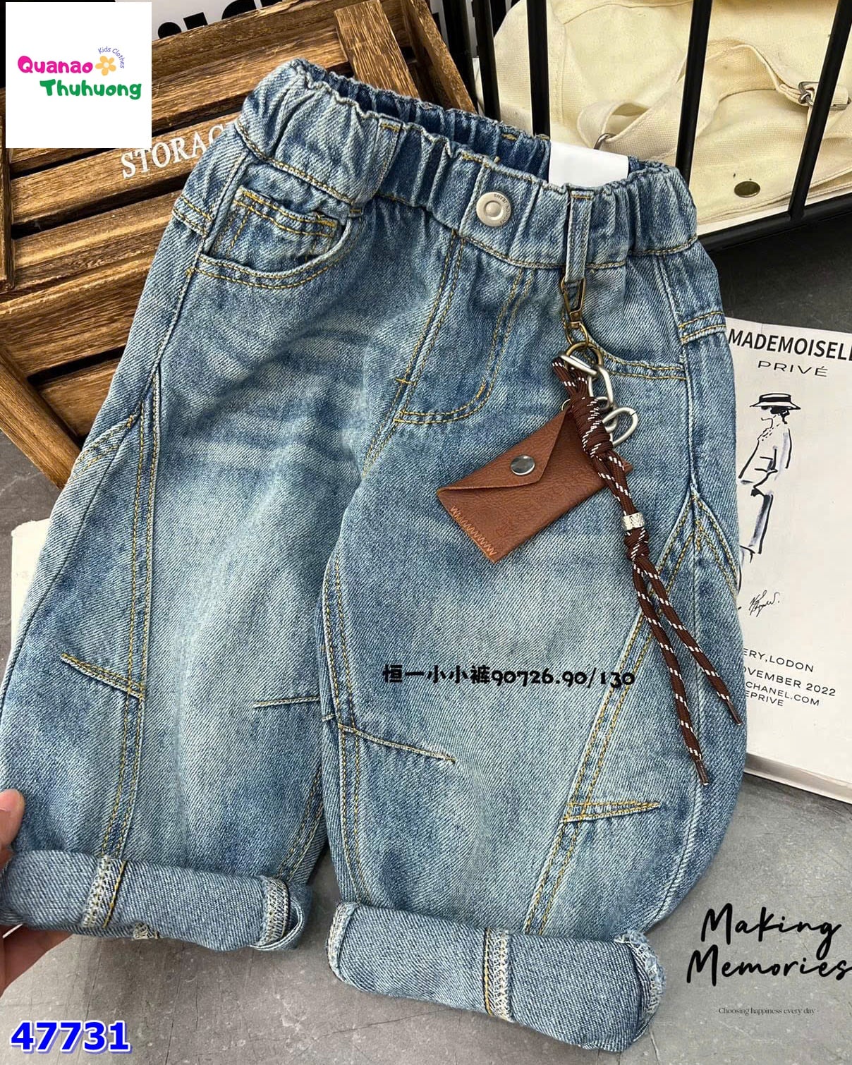 Quần jean lửng H.Y