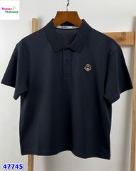 Áo Banbino polo đen gấu