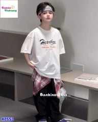 Áo Banbino trắng Hearboon