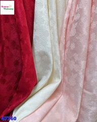 Áo dài Tết MLS hồng đính hoa