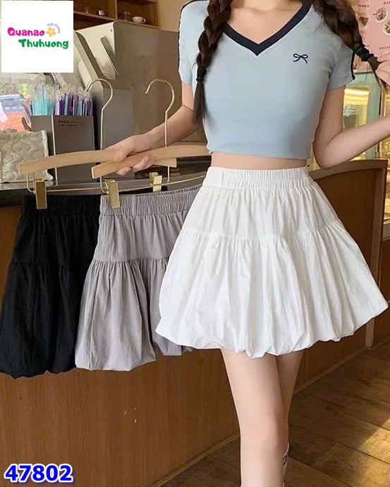 Chân váy Meti bí trắng