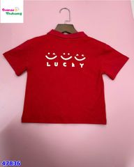 Áo polo đỏ Smile