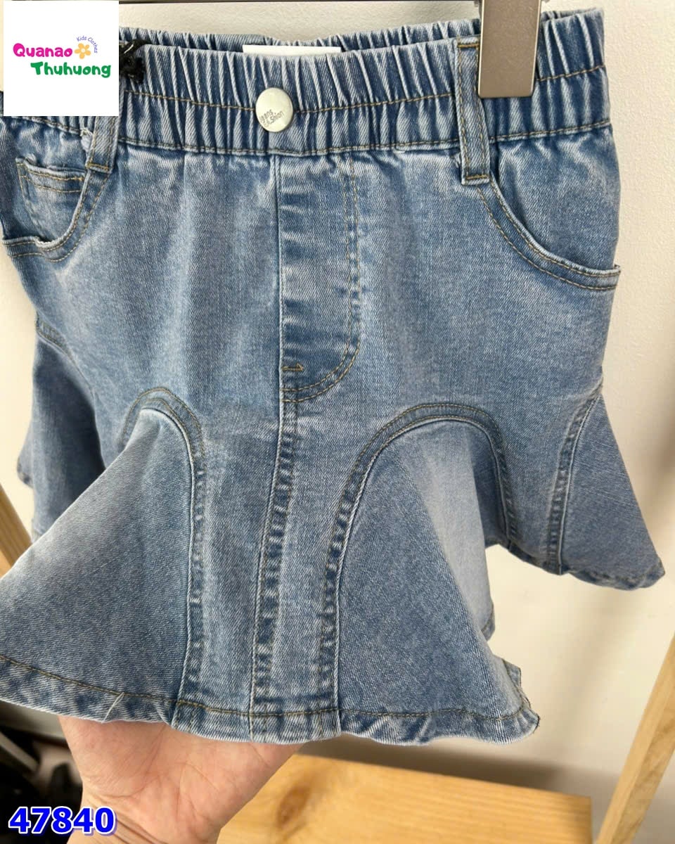 Chân váy jean M+ kiểu