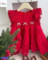 Đầm Azuri đỏ đính nơ